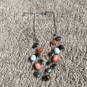 Multi string necklace